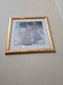 Three framed decorative prints after José Mateu San Hilario Royo (Spanish, b. 1941), each