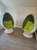 Ovalia Egg Pod Chair Replica by Modern Onion Modern Onion Ovalia Egg Pod Chair in mid-century modern