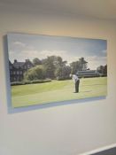 4 x large canvas wall art prints 82 x 52cm [Loc Ground Corridor ]