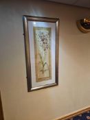 A set of 2 x botanical prints glazed and framed 56 x 116cm [Loc 2nd Floor Corridor]