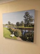 4 x large canvas wall art prints 3 x 102 x 81cm 1 x 82 x 52cm [Loc Ground Corridor ]