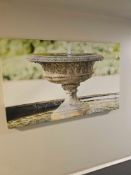 5 x various canvas wall art depicting local landscape scenes 3 x 82 x 51cm 2 x 61 x 41cm [Loc Ground