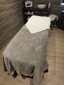 Raygea Spa Couch – Adjustable Treatment Table with Padded Upholstery Professional spa couch or