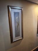 A set of 2 x botanical prints glazed and framed 46 x 106cm [Loc 2nd Floor Corridor]