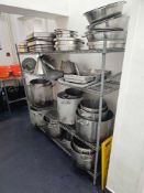 Static storage rack 4 tier 185 x 55 x 164cm [Loc Kitchen]