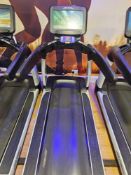 Life Fitness Elevation Series treadmill, model AKDSEHD, with integrated Discover SE HD touchscreen