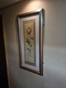 A set of 2 x botanical prints glazed and framed 56 x 116cm [Loc 2nd Floor Corridor]