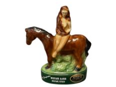 VINTAGE MUSTANG RANCH LADY GODIVA LIQUOR DECANTER MUSTANG, NEVADA JOE CONFORTE'S BROTHEL