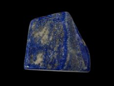 IMPRESSIVE POLISHED LAPIS LAZULI FREEFORM SHAPED GEOLOGICAL SPECIMEN