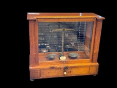 ANTIQUE WILLIAM AINSWORTH & SONS FROM MORGAN SMITH RENO, NV JEWELRY STORE APOTHECARY GOLD SCALE