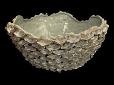 ABALONE CERAMIC HOME DECOR DESIGNER STYLE BOWL