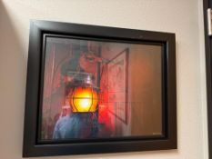 PHOTORGAPH OF ANTIQUE LANTERN BY LISTED PHOTOGRAPHER MAKE MASSEE