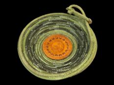 WESTERN ART LARIAT BOWL MADE BY MAKER LESTERS. LARIATS IN GARDNERVILLE NEVADA