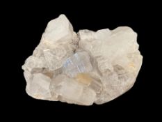 APOPHYLLITE, STILBITE, CHALCEDONY GEOLOGICAL SPECIMEN MINED IN MAHARASHTRA, INDIA