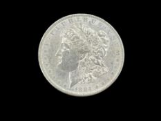 1884-O U.S. MORGAN SILVER DOLLAR BU