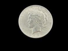 1923-D U.S. PEACE SILVER DOLLAR