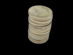 20 1921 U.S. MORGAN SILVER DOLLARS FEATURING VARIOUS MINT MARKS