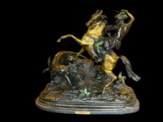 ANTOINE-LOUIS BARYE 18TH - 19TH CENTURY FRENCH BRONZE SCULPTURE 