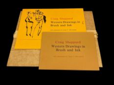 NEVADA LISTED ARTIST CRAIG SHEPPARD(1913-1978) LIMITED EDITION PORTFOLIO OF WESTERN DRAWINGS