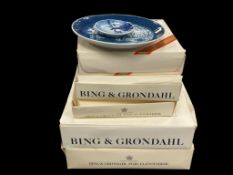 BING AND GRONDAHL COPENHAGEN PORCELAIN PLATES