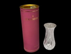 WATERFORD FINE CRYSTAL LISMORE SUGAR BUD VASE MADE IN SLOVENIA NO. 40000912