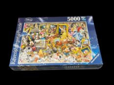 NEW DISNEY RAVENSBURGER 5000 PIECE CHARACTER PUZZLE FACTORY SEALED