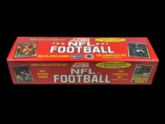 1990 SCORE NFL FOOTBALL COLLECTOR CARD SET SEALED PACK SERIES 1 AND 2