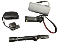 ASSORTED FIREARMS ITEMS INCLUDING WEAVER K 2.5 SCOPE, PENTAX 8X30 6.2 DEGREE SPOTTING SCOPE AND M...