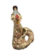 VINTAGE ROSS ORIGINALS CALIFORNIA DRIP GLAZE POTTERY BIRD FIGURAL BUD VASE