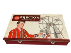 1959 GILBET ERECTOR THE FERRIS WHEEL CONSTRUCTION SET NO. 10074 IN ORIGINAL METAL CASE