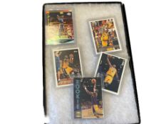 FIVE 1990'S KOBE BRYANT NBA BASKETBALL LOS ANGELES LAKERS SPORT CARDS INCLUDING ROOKIE CARDS
