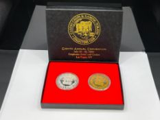TROPICANA HOTEL AND CASINO LAS VEGAS, NEVADA .999 FINE SILVER GAMINGT TOKEN AND COPPER TOKEN