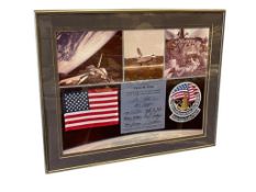 TYRUS COBB AMERICAN LIEUTENANT COLONEL NASA U.S. SPACE PROGRAM AWARD SIGNED BY SALLY RIDE AND MORE