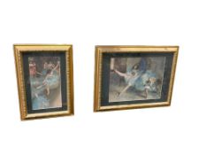 TWO BALLET / BALLERINA ART PRINTS