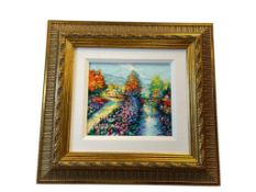 ALEX PEREZ ARTIST PROOF HAND EMBELLISHED SERIGRAPH NO. 1/40 TITLED 