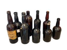 ANTIQUE BOTTLE COLLECTION FROM COLLECTION OF MIKE POLAK 