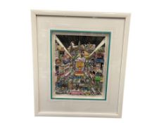 CHARLES FAZINO LIMITED EDITION 3D POP-ART PRINT TITLED 