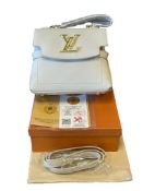 MARKED LOUIS VUITTON MINI LOCKME TENDER HANDBAG DISCONTINUED
