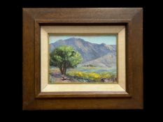 THOMAS FISK GOFF (1890-1984) LONDON BORN CALIFORNIA ARTIST ORIGINAL OIL PAINTING ON BOARD