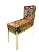 1956 GOTTLIEB RAINBOW ELECTRO-MECHANICAL PINBALL MACHINE DESIGNED BY WAYNE NEYENS ART BY ROY PARKER
