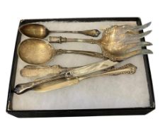 SEVEN PIECES OF ANTIQUE / VINTAGE STERLING SILVER FLATWARE UTENSILS MOST PIECES ARE NOT WEIGHTED