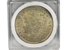1921 U.S. MORGAN SILVER DOLLAR AU