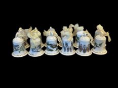 1997 HUTSCHENREUTHER TWELEVE DAYS OF CHRISTMAS GERMAN PORCELAIN HOLIDAY COLLECTIBLES