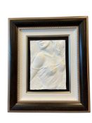 BILL MACK (1940 - ) AMERICAN SCULPTOR AND PAINTER SCULPTED RELIEF ART TITLED 