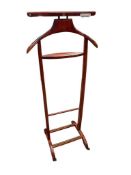 VINTAGE MID0CENTURY ELEGANT MAHOGANY ITALIAN MADE VALET