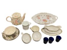 ASSORTED ENGLISH AND FRENCH CHINA INCLUDING LIMOGES AND SADLER