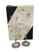 MARQUIS BY WATEFORD CRYSTAL THE MILLENIUM CELEBRATION COLLECTION TOASTING CRYSTAL FLUTES