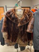 DITTRICH OF DETROIT LADIES BROWN MINK FUR STOLE