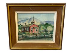 WILFRED TAYLOR MILLS 1968 ORIGINAL OIL PAINTING ON CANVAS BOARD TITLED 