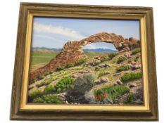 JOHN MCGOWAN ORIGINAL OIL PAINTING ON CANVAS TITLED 